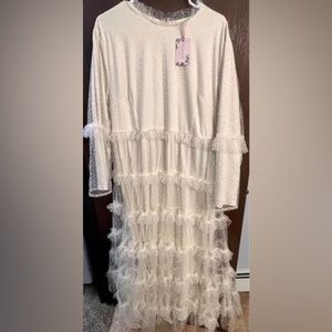 Dainty Jewells 3XL Cream Colored Dress
